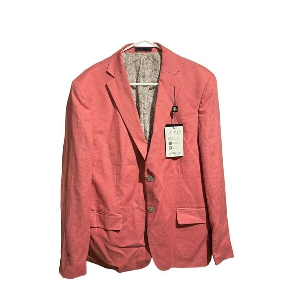 NWT Lauren Ralph Lauren Classic Fit Linen Men’s Blazer Size 40S